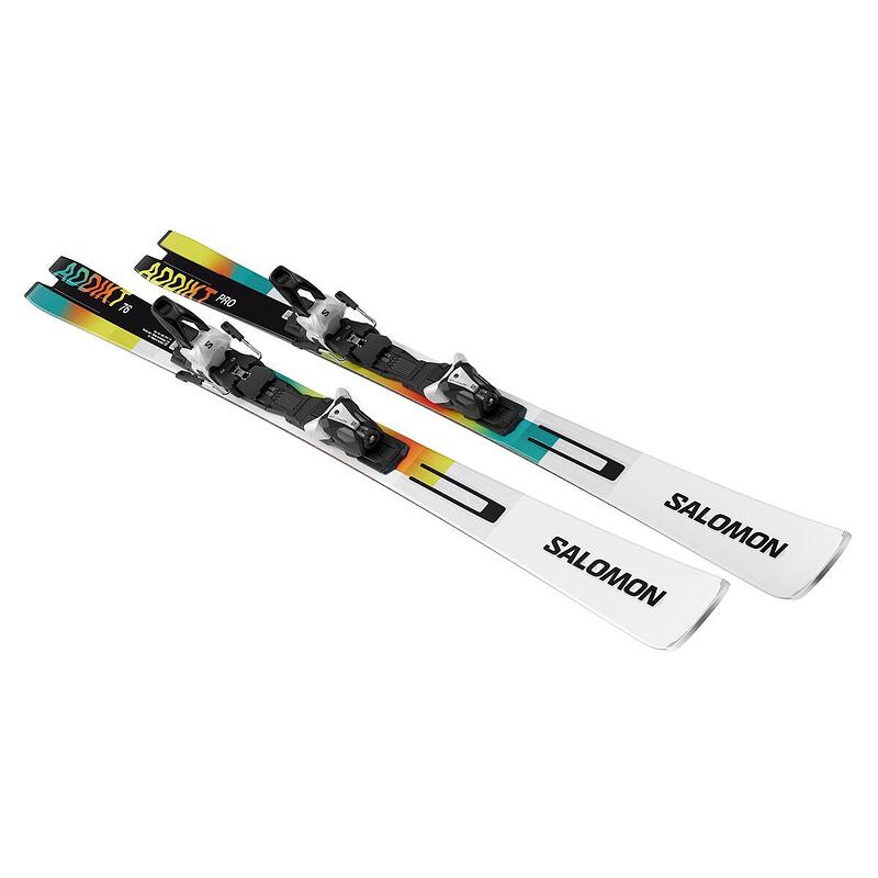 Salomon Ski Set E Addikt Pro 76 + Mi12 Gw F8 170 cm Wh Bl