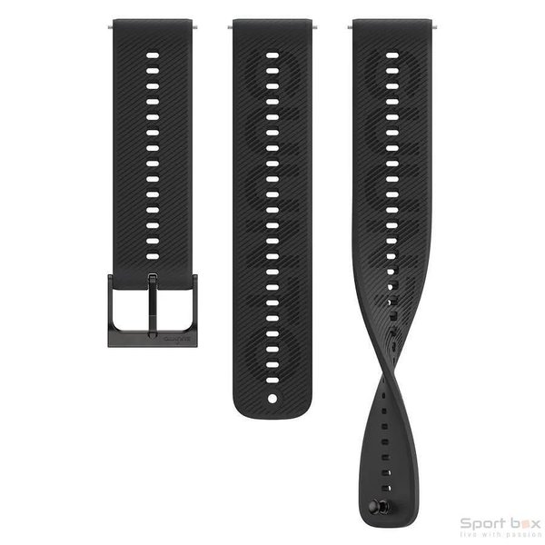 SUUNTO 20 URB2 Leder-Armband – Schwarz, 20 Mm Breite, Für Freizeit & Alltag
