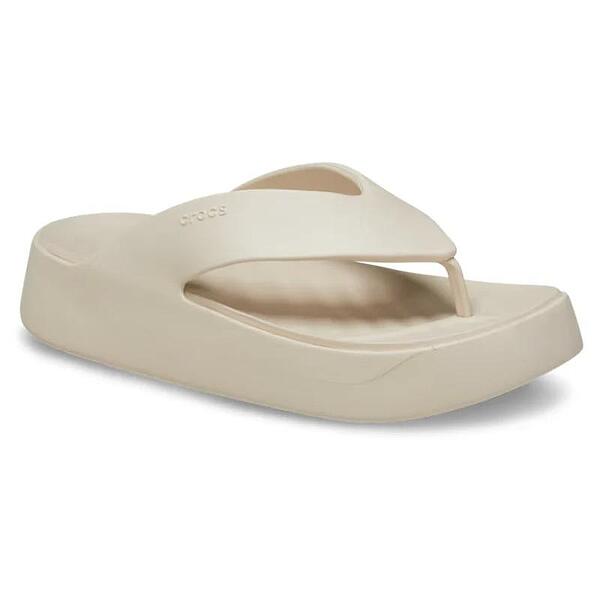 CROCS GETAWAY PLATFORM FLIP 209410 STUCCO W6