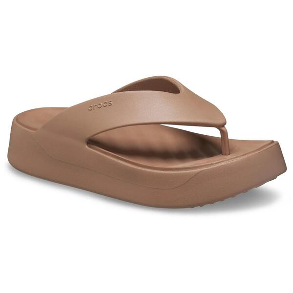 CROCS GETAWAY PLATFORM FLIP 209410 LATTE W6
