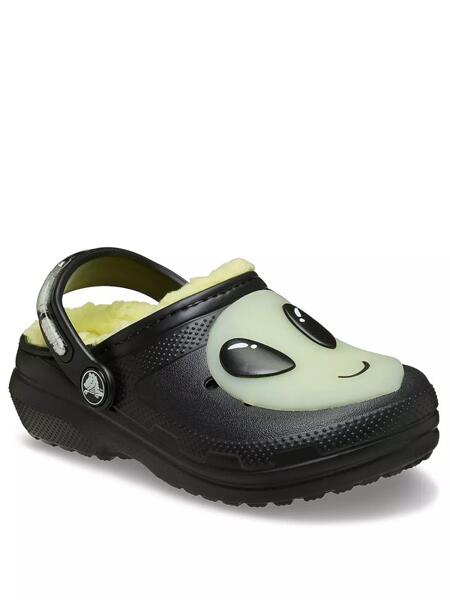 CROCS CLASSIC LINED ALIEN CLOG T  211637 BLACK C4