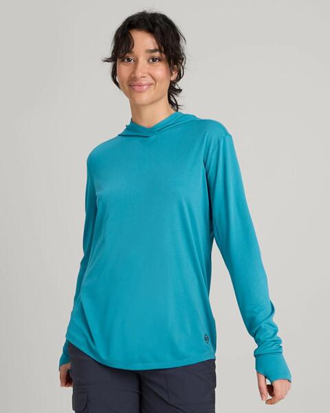 SUN STOPPER WMNS HOODED L/S TO OD4 Eddy 8