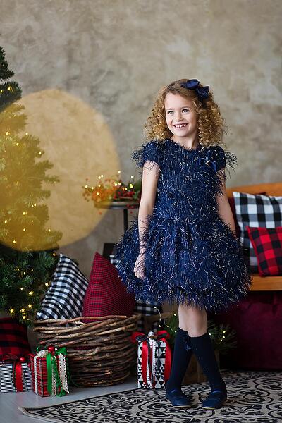 Рокля в тъмно синьо