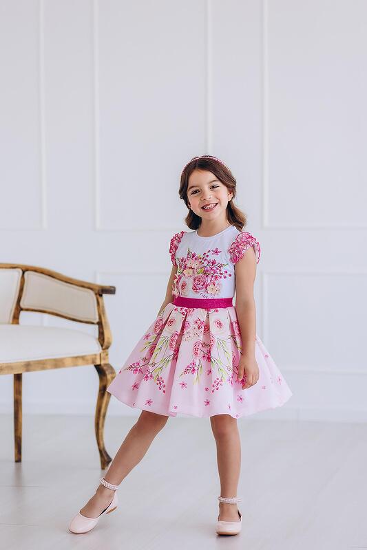 Блузка с флорален принт