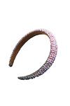 Диадема за момиче с камъни в розово