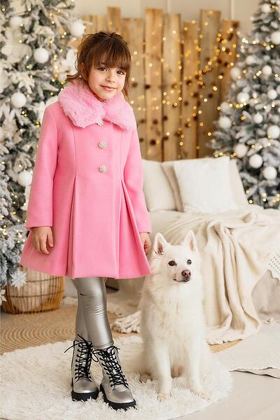 Палто в цикламен цвят-Copy