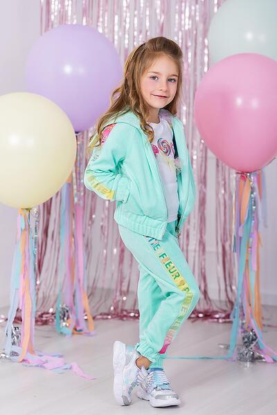 Спортен комплект в цвят мента