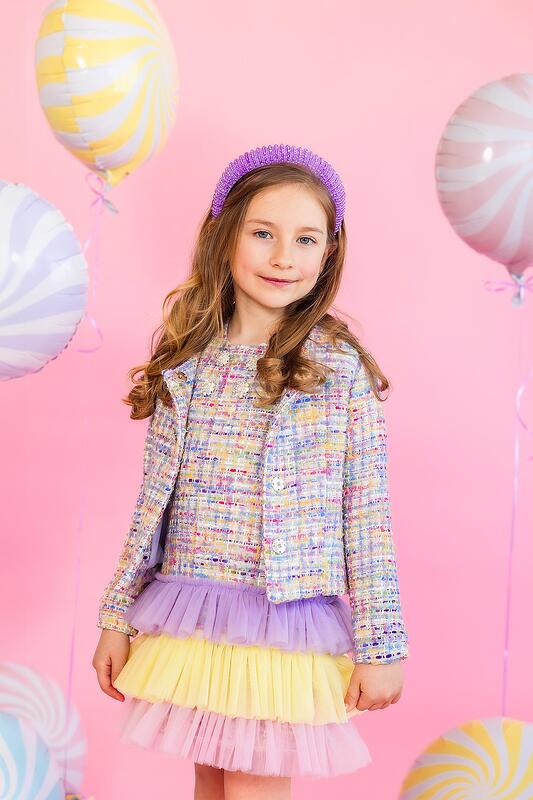 Сако от букле Rainbow