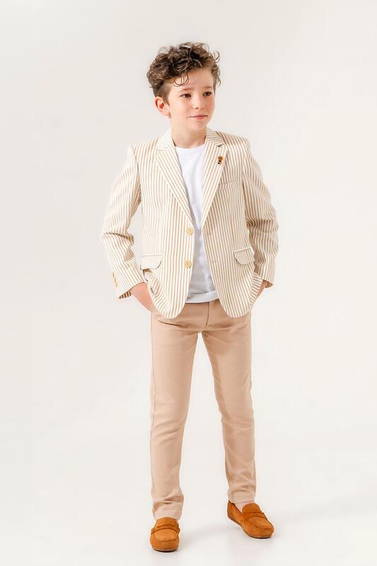 Костюм в синьо райе-Copy