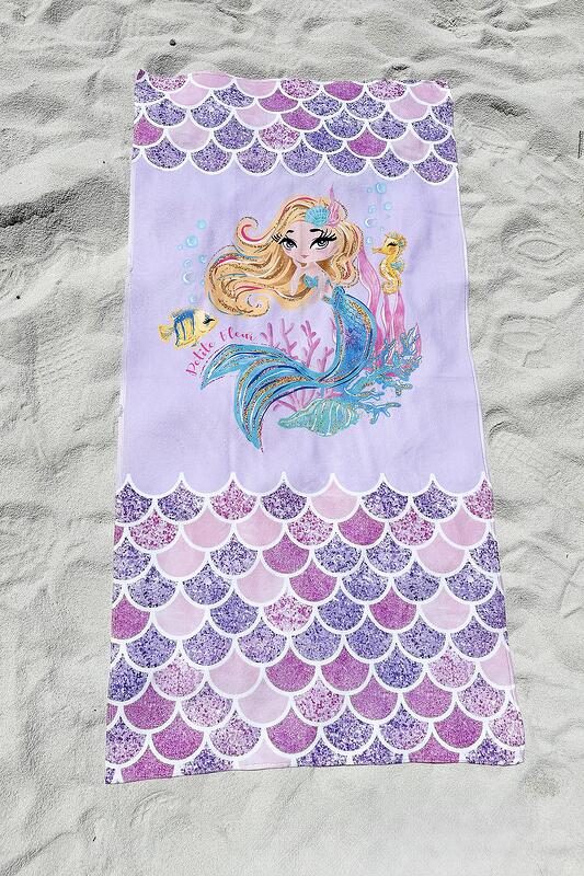 Плажна кърпа Русалки