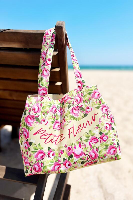 Плажна детска чанта с принт Русалки-Copy