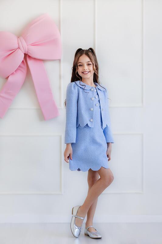 Сукман за момиче в син цвят-Copy