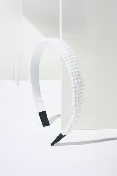 Диадема с кристали в прасковен цвят-Copy