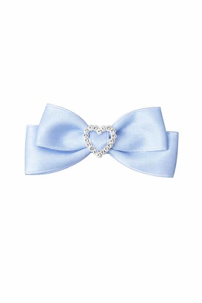 Фиба за коса с панделка и сърце – екрю-Copy