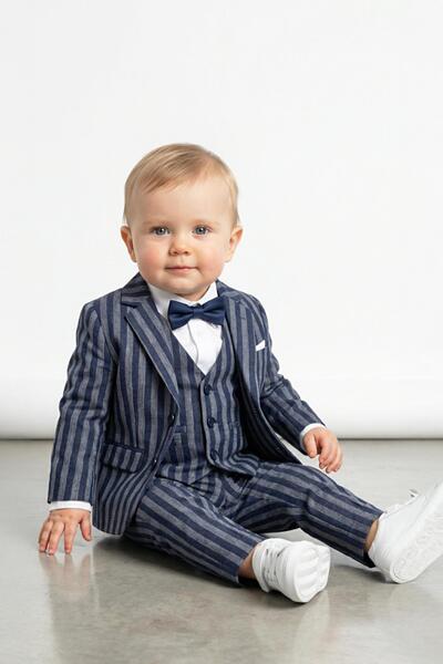 Официален бебешки костюм от 4 части