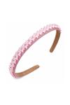 Диадема в розово с цветенца