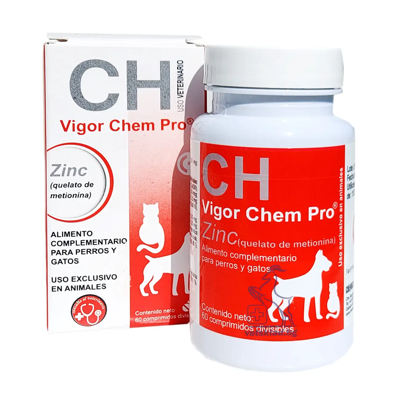 VIGOR CHEM PRO - Вигоршем витамини и минерали за кучета и котки 60 таблетки