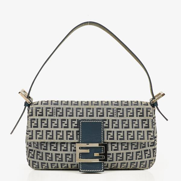 Pre-Loved Fendi Baguette Black Neoprene Bag