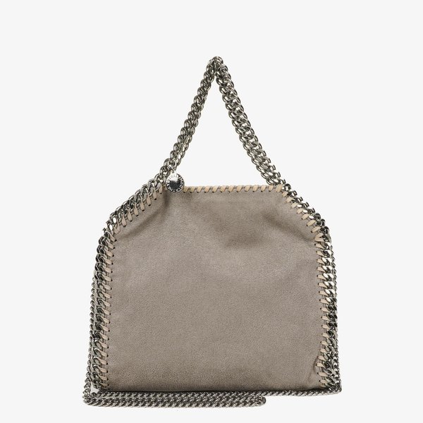 Sac Fourre-tout Stella McCartney Noir Métallisé Avec Cerf - Modèle Falabella, Grand Format