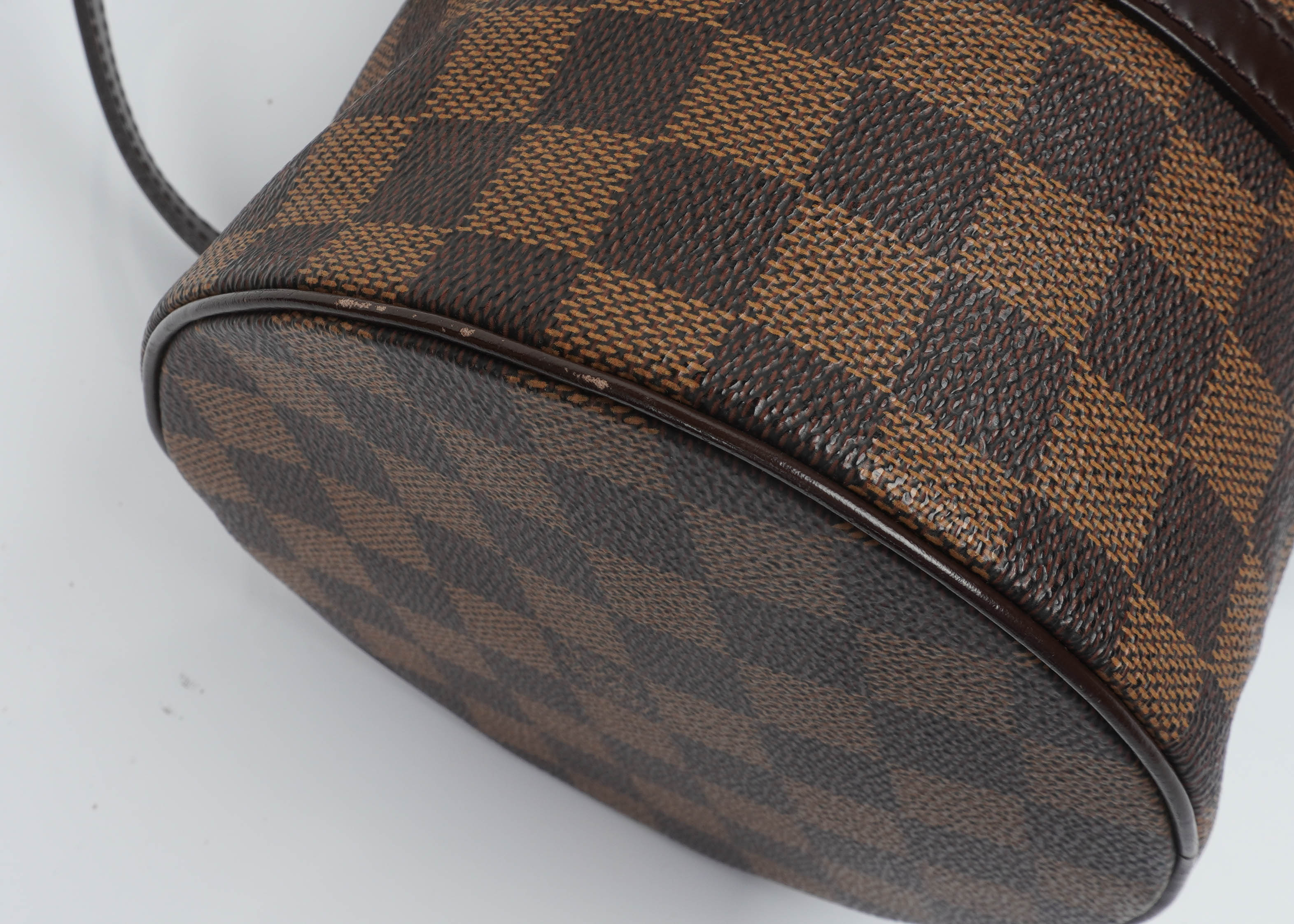 Louis Vuitton Papillon 30 Damier Ebene Handbag with Mini Papillon Pochette