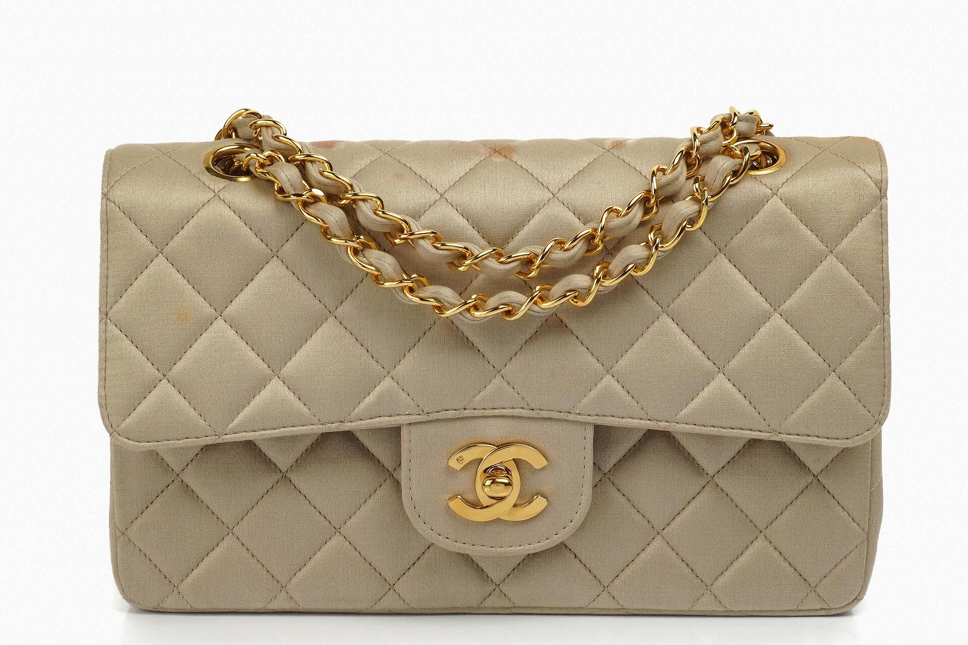 Chanel Timeless Classic Gold Small Double Flap Bag 24K Gold