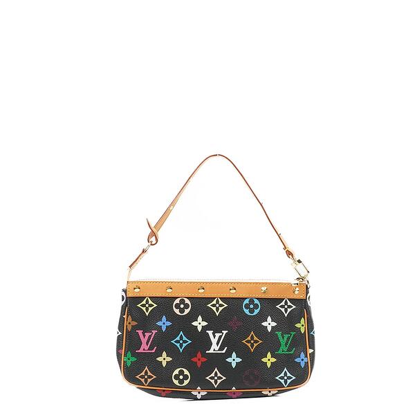 Louis Vuitton Takashi Murakami Pochette Accessoire Multicolor Clutch Handbag