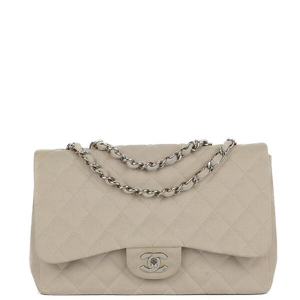 Chanel jumbo hot sale silver hardware