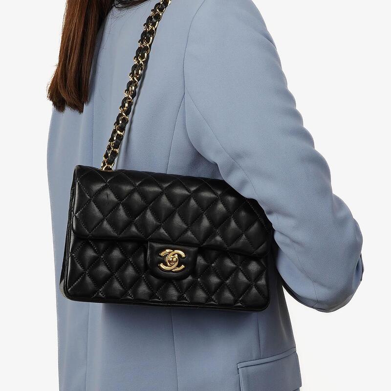 Chanel Black Caviar Small Double Flap Handbag – Luxury GoRound