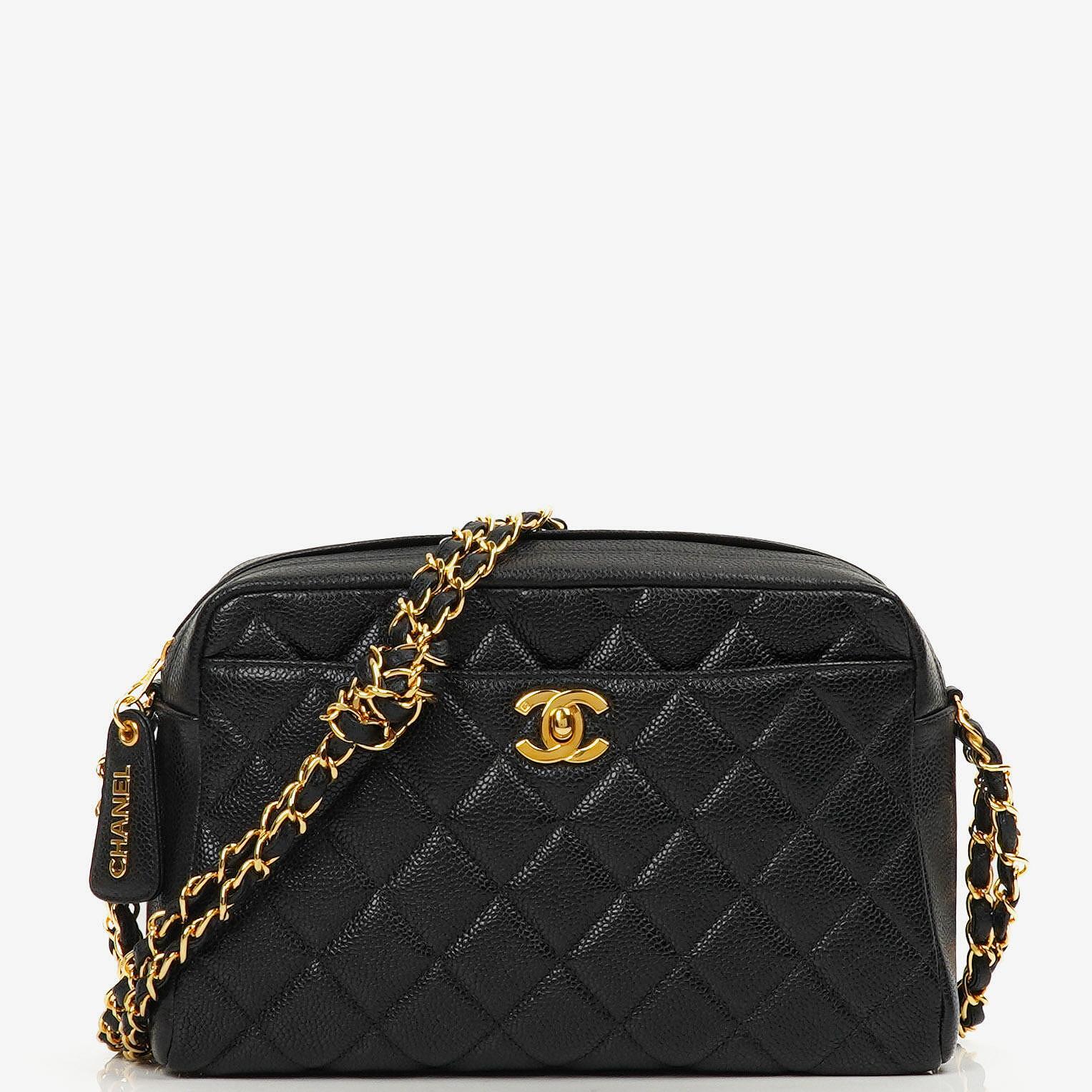Chanel caviar camera bag hot sale