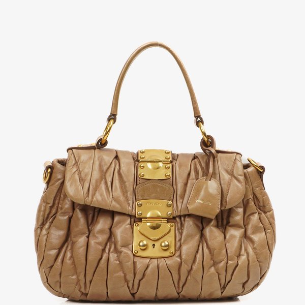Miu Miu Matelasse Lux Cammeo Satchel Bag – PLAMEXS