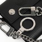 Pre-Loved Louis Vuitton x Supreme EPI Black Leather Chain Wallet