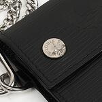 Pre-Loved Louis Vuitton x Supreme EPI Black Leather Chain Wallet