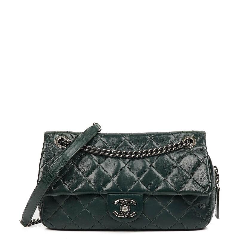 Chanel glazed calfskin hot sale