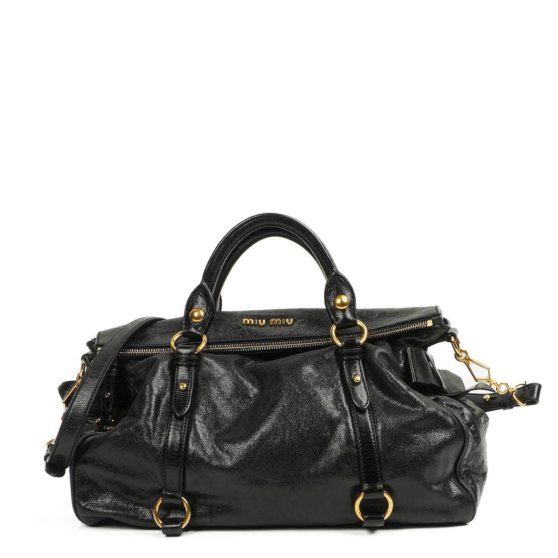 miu miu vitello lux 2way ribbon bag 黒 miu-miu-vitello-lux-black-bow-