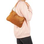 Pre-Loved Celine C Macadam Suede Shoulder Bag