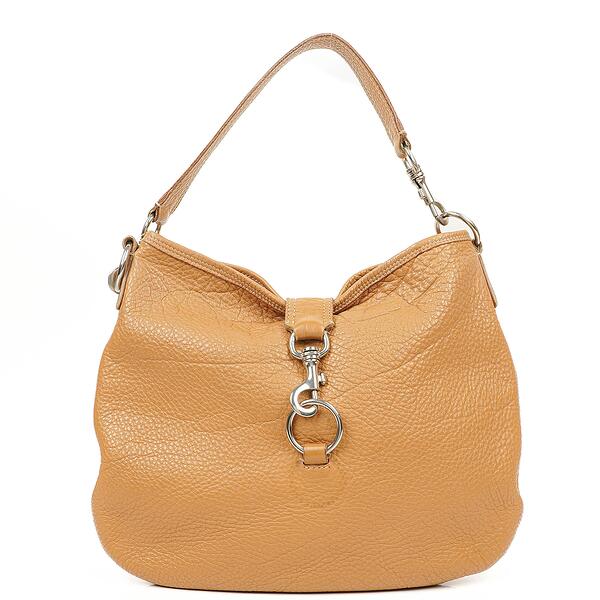 Miu Miu Drawstring Grained Leather Bucket Bag