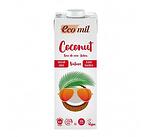 Био Кокосова напитка натурална без захар, без глутен 1л, EcoMil