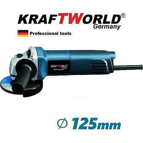 Немски Ъглошлайф KraftWorld с регулация обороти 1400W + Приставка кастрачка