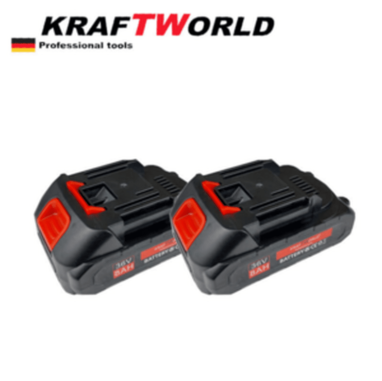 Немски Акумулаторен Трион с Омасляване KraftWorld 15см 36V 8Ah + 2 Вериги Мини Резачка за Клони
