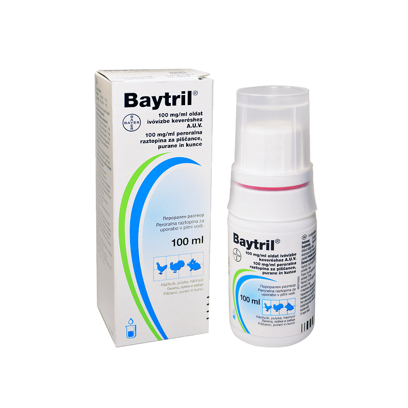 BAYTRIL 10 % ENROFLOXACIN 100 ML ORAL SOLUTION