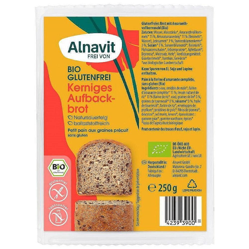 Alnavit био черен хляб с амерант, без глутен | 250 г
