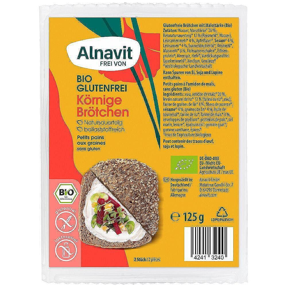 Alnavit хлебчета с сусам и лен | 125 г