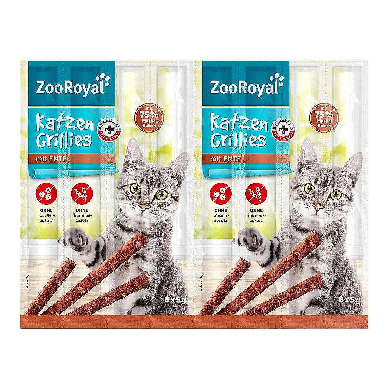 ZooRoyal котешка храна стик с месо от гъска, 8 бр. х 5 г | 40 г