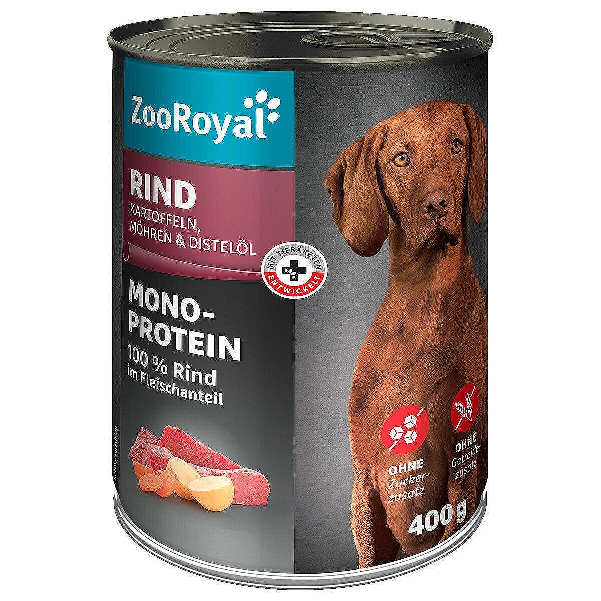 ZooRoyal кучешка храна с говеждо, моркови и картофи | 400 г
