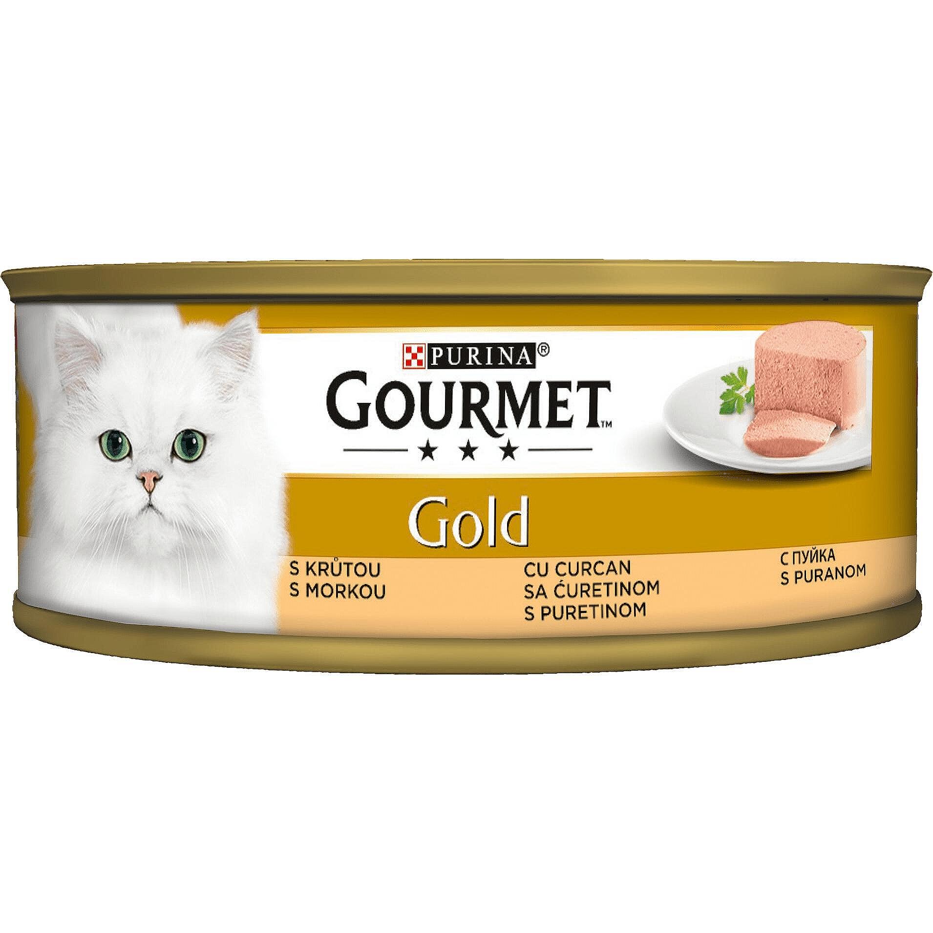 Purina Gourmet Gold храна за котки в зряла възраст, пастет, пуйка | 85 г