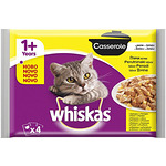 Whiskas Pouch касерол, храна за котки, 4 бр. х 85 г | 340 г