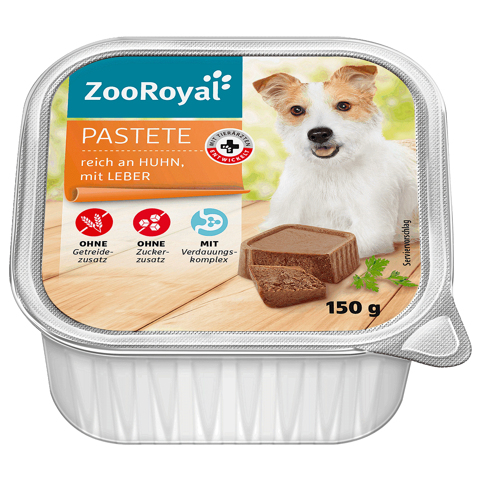 Zooroyal пастет пилешко и дроб за куче | 150 г