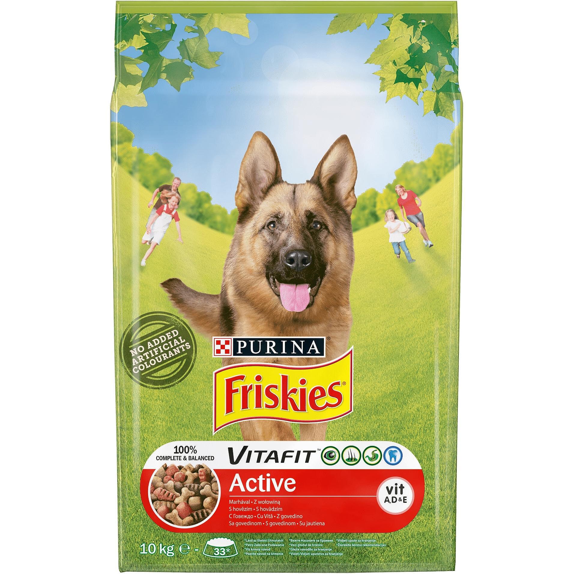 Purina Friskies Active храна за кучета в зряла възраст, активни