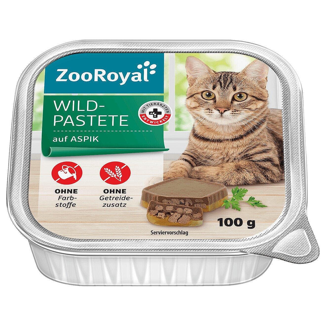 ZooRoyal котешка храна пастет с дивечово месо в аспик | 100 г