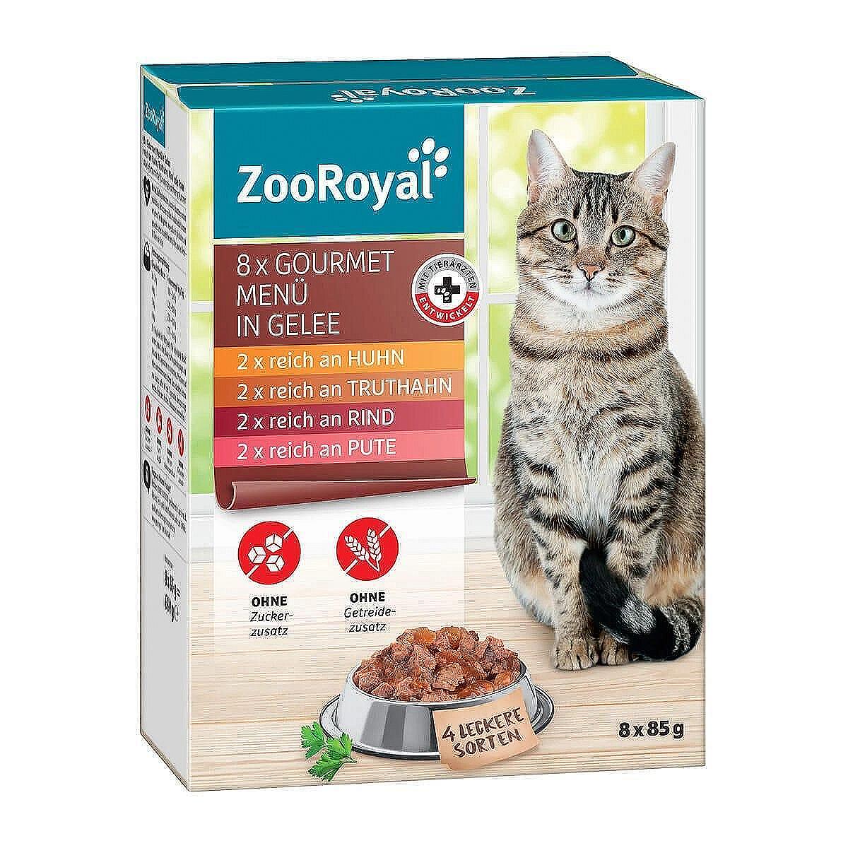 ZooRoyal котешка храна с 4 вида месо  | 680 г